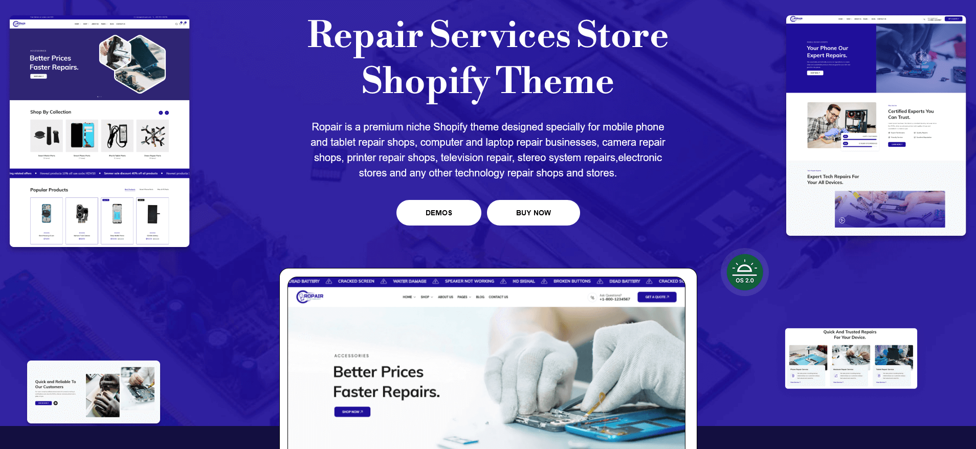 Electronics Repair Services Store